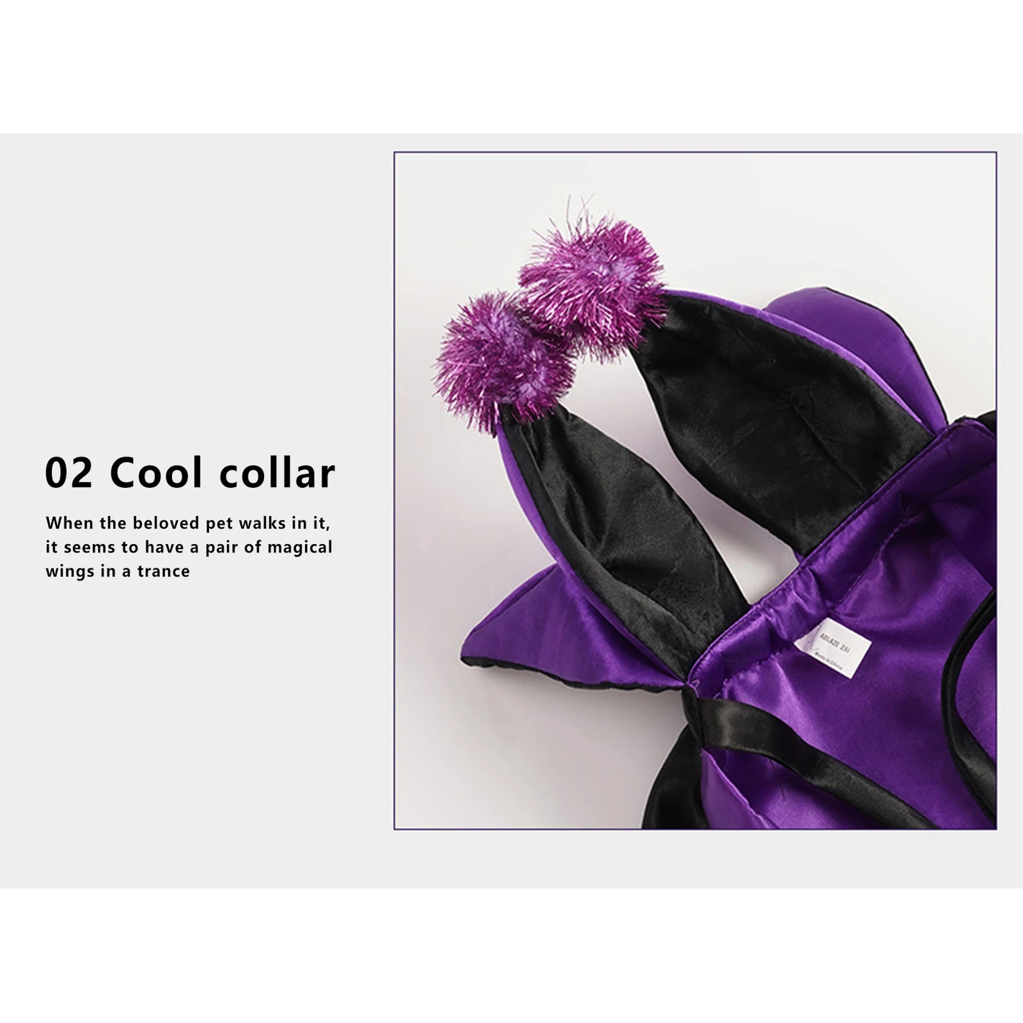Halloween Pet Costume Set Funny Devil Cosplay Outfit with Cape