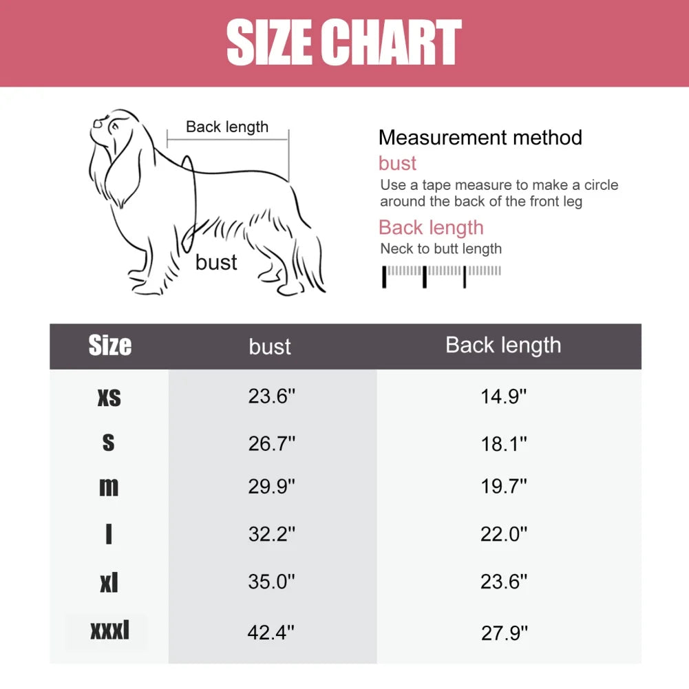 Winter Dog Jumpsuit Warm Fleece Puppy Dog Pajamas