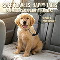 Adjustable 2-in-1 Pet Car Seat Belt Leash Nylon