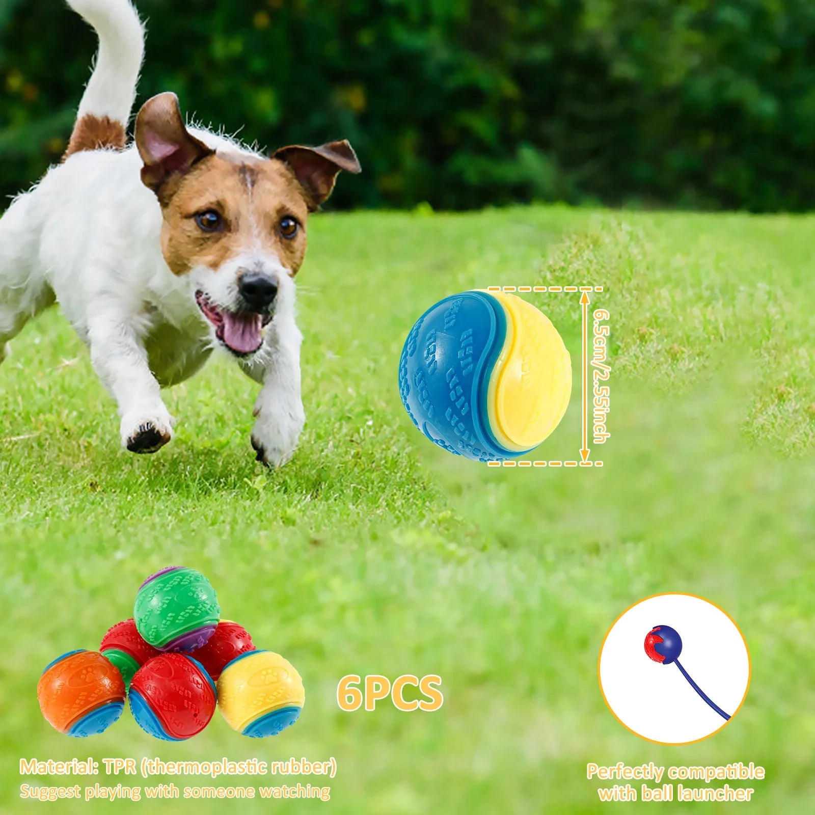 1Pcs Squeaky Balls Toys Dogs Interactive  Dog Chew Toy