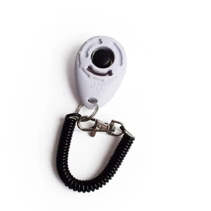 Dog Training Clicker Aid Adjustable WristStrap Sound.