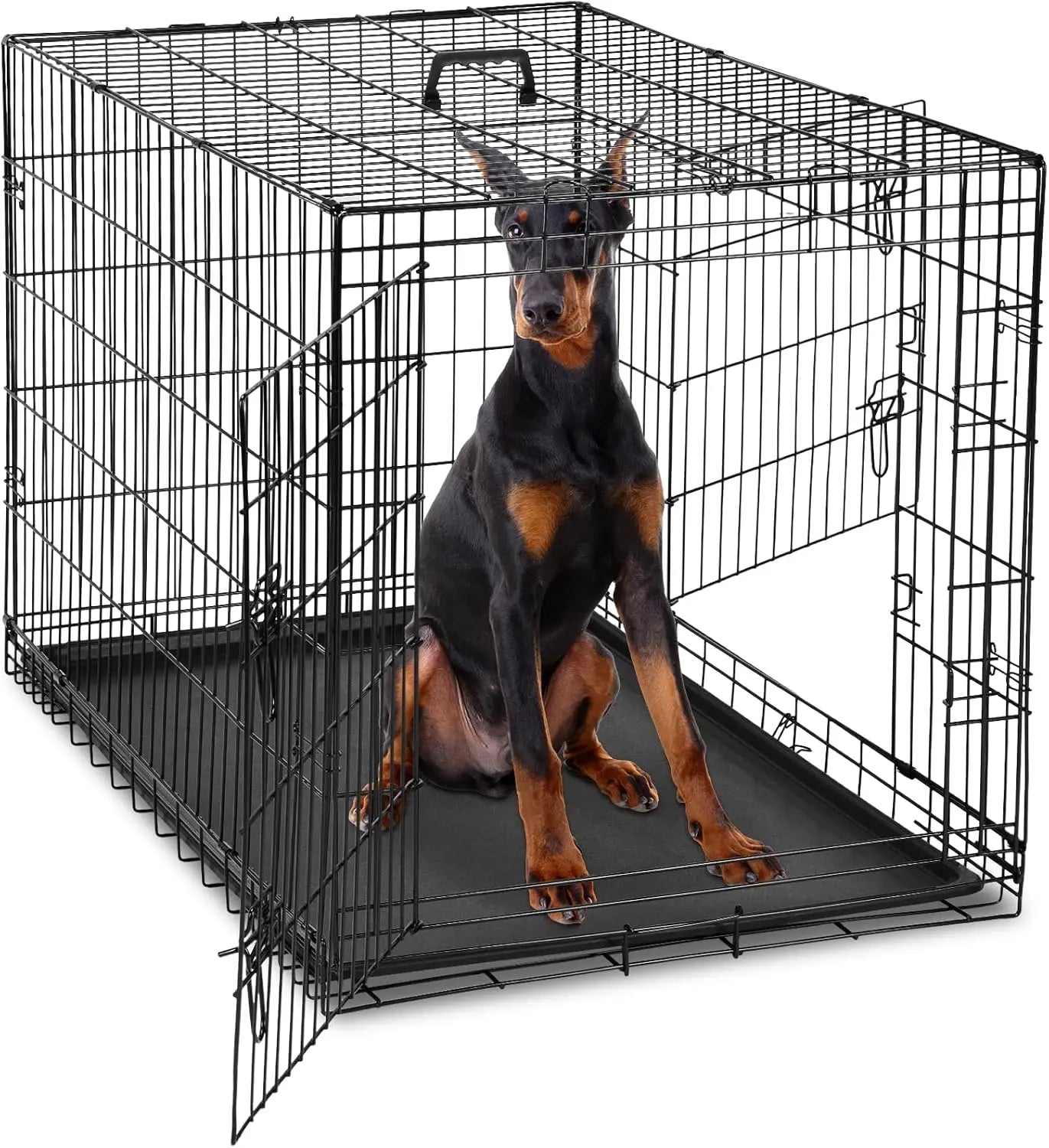 Extra Large Double Door Dog Cage