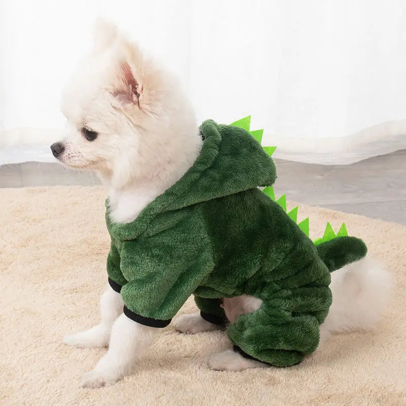 Pet Dog Clothes Soft Warm Fleece Dogs Jumpsuits