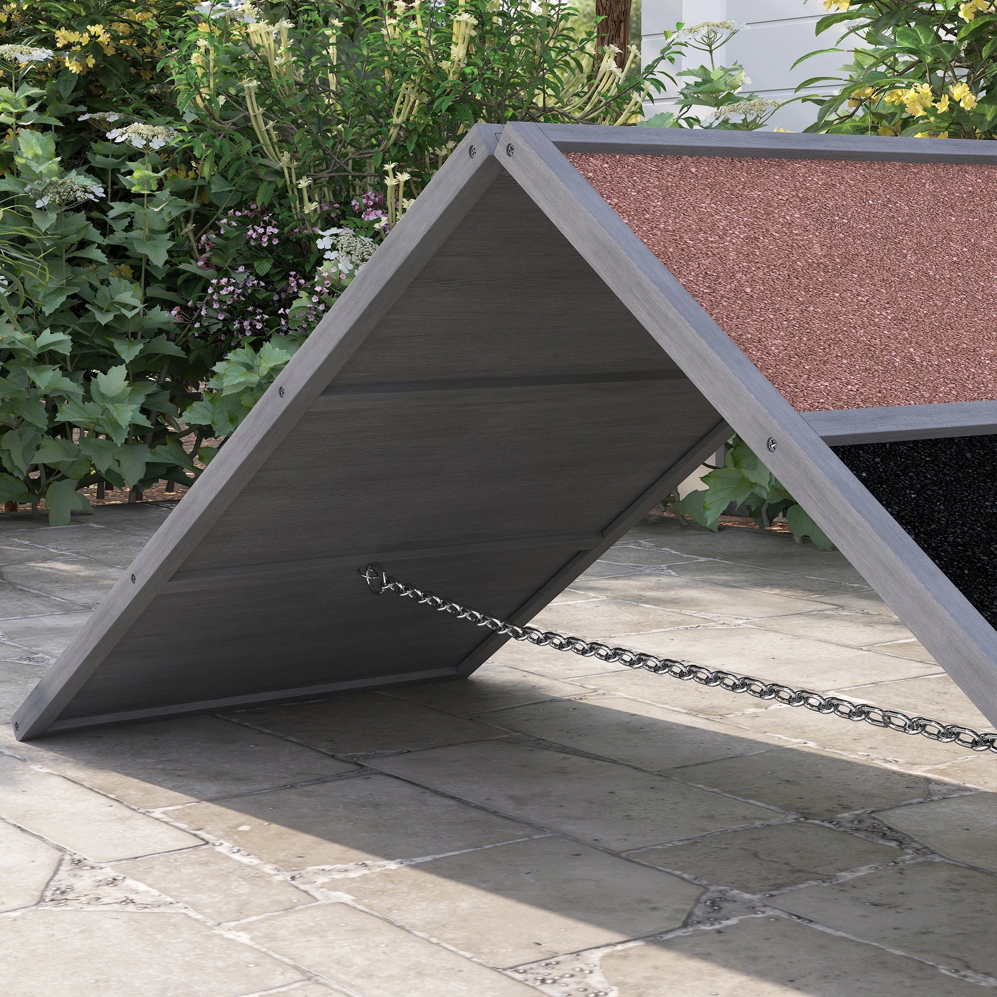 Adjustable Height Dog Agility Ramp A Frame with Anti Slip Surface.