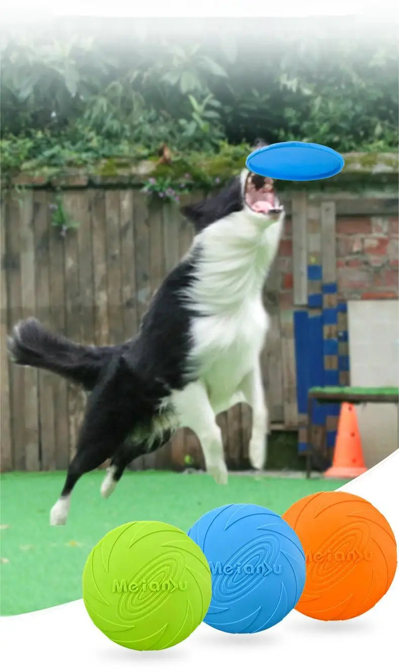 Bite Resistant Flying Disc Toys For Dog Multifunction