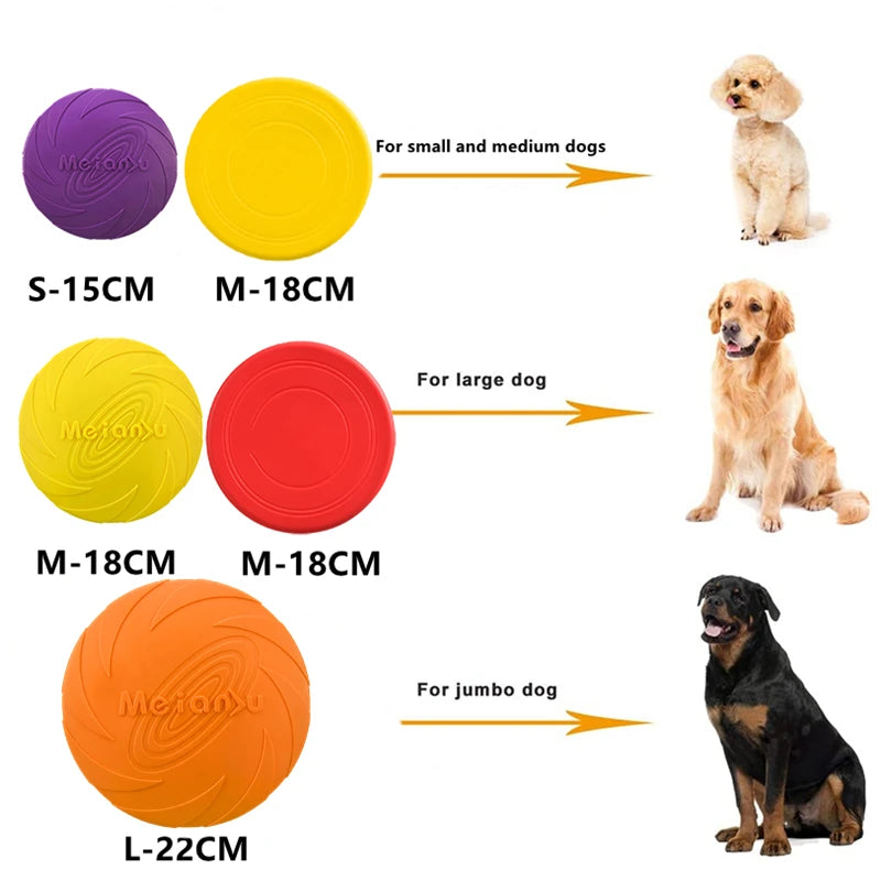 Bite Resistant Flying Disc Toys For Dog Multifunction