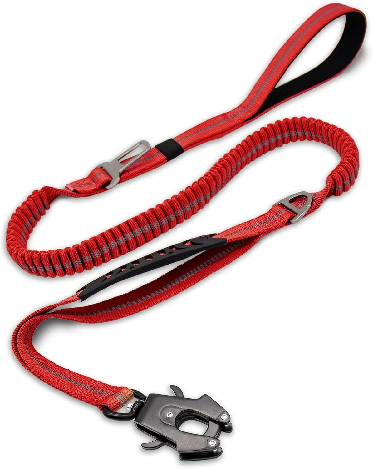 Tactical Shock Absorbing Bungee Dog Leash, 4-6FT