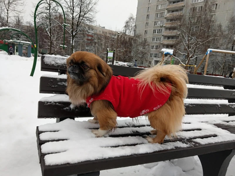 Warm Fleece Dogs Clothes Pet Dog Jacket Vest With D-Ring For Small Dog