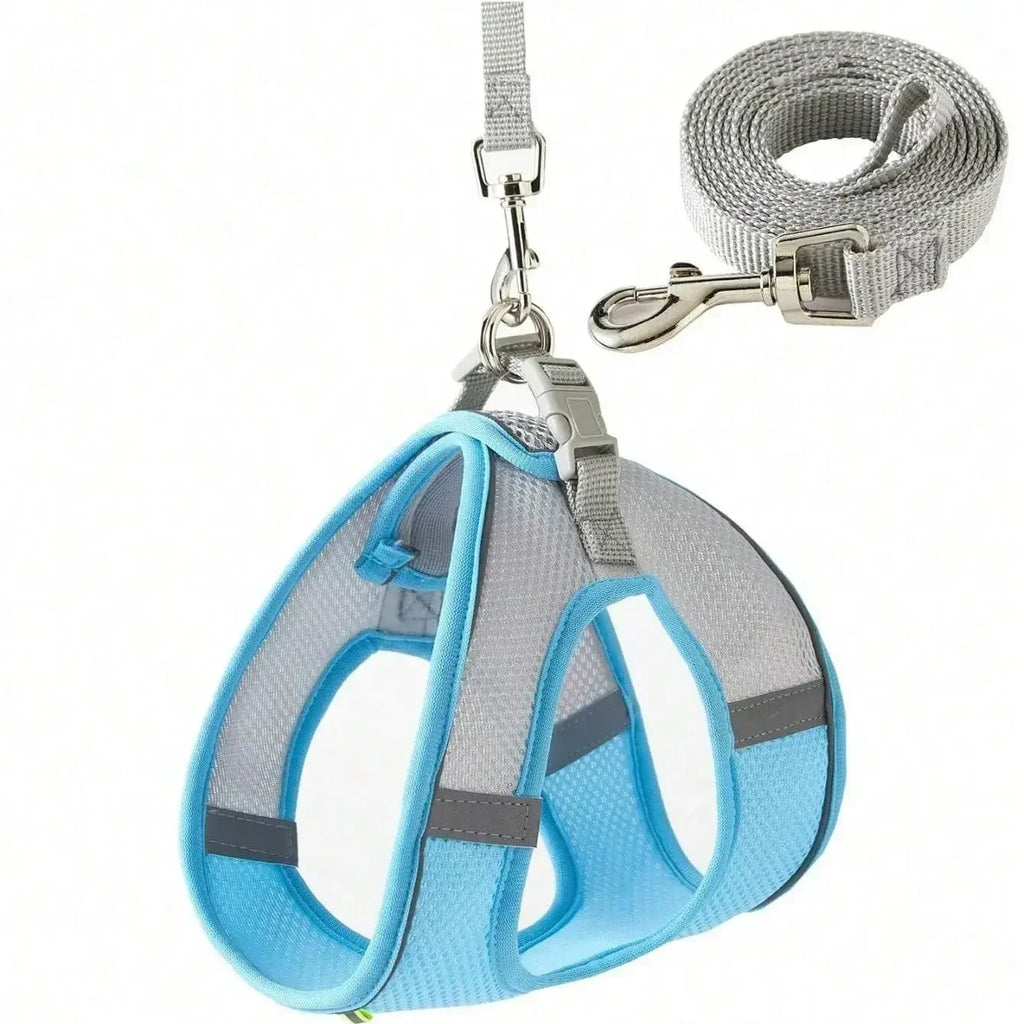 Escape-Proof Dog Harness and Leash Set for Small Dogs