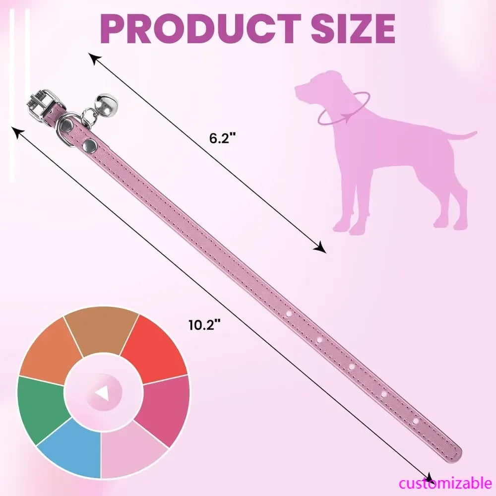 Adjustable Teacup Dog Collar for Small, Medium, and Large Dogs