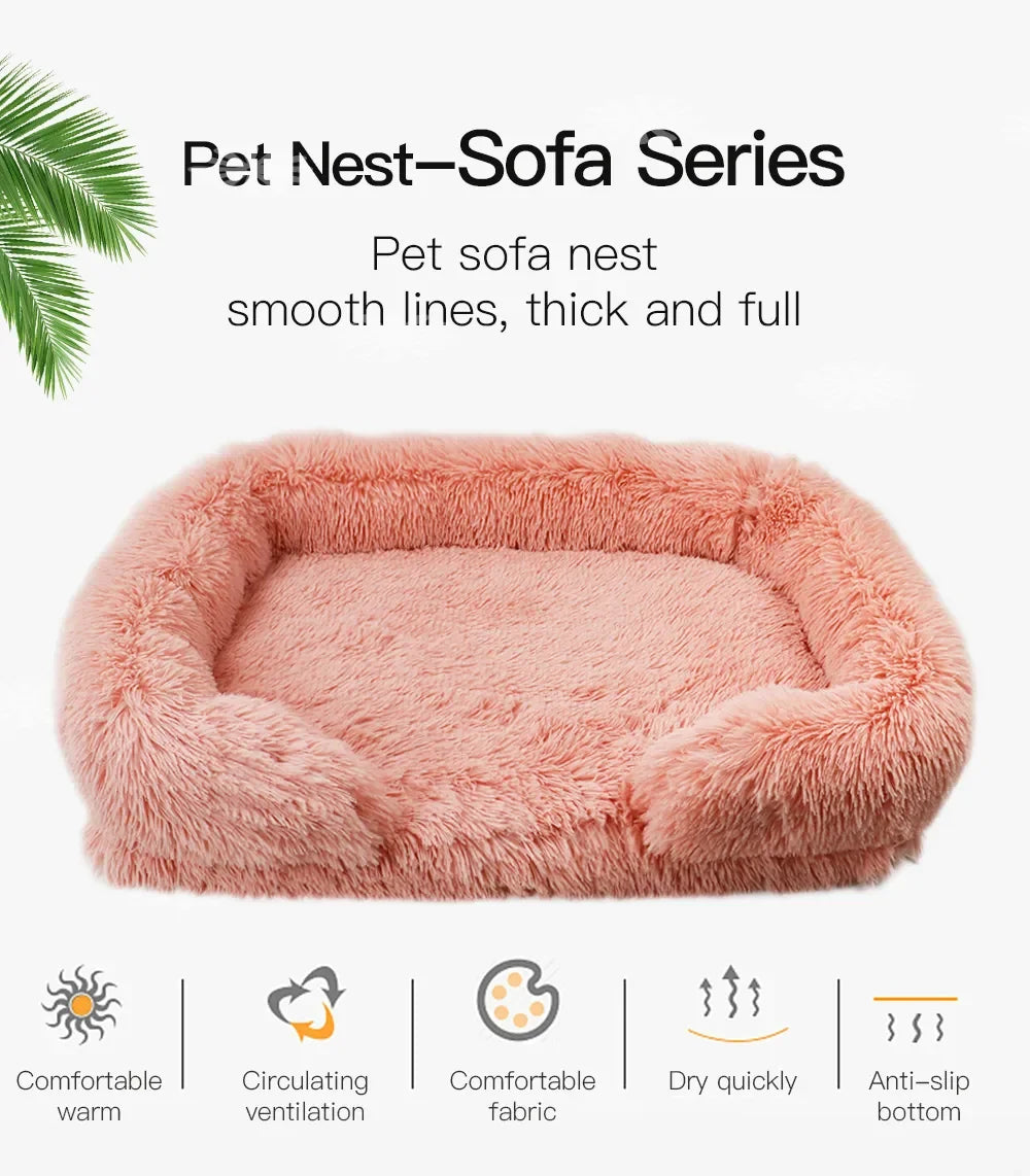 Thickened orthopedic dog bed for large dogs.
