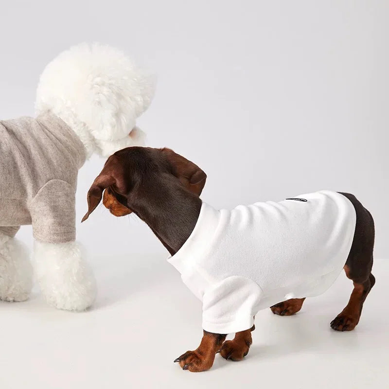 Wiener Sweater Dogs Soft Undershirt for Dachshund Or Small Dog Winter Warm