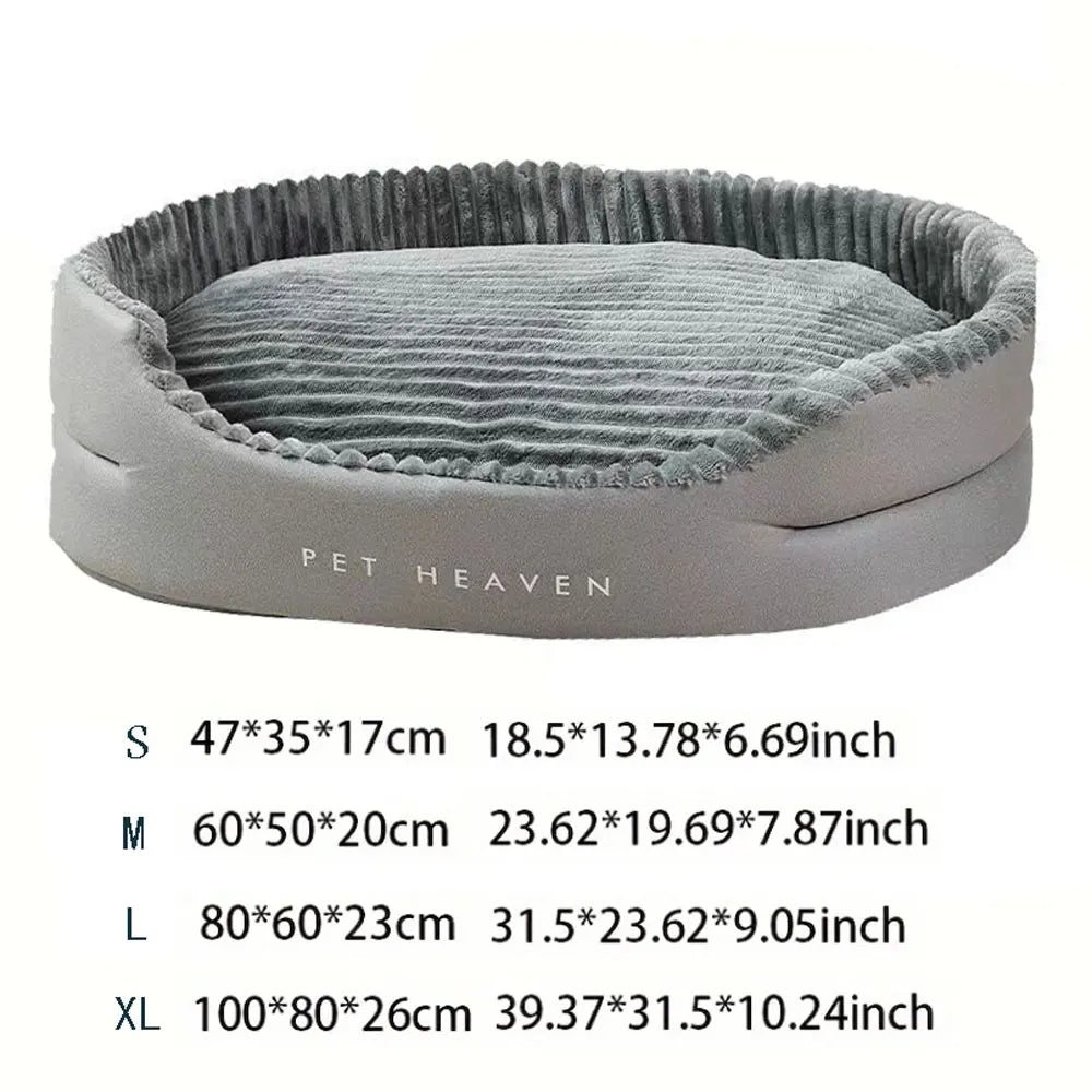 A super sized pet bed that is soft, dirt resistant, non slip