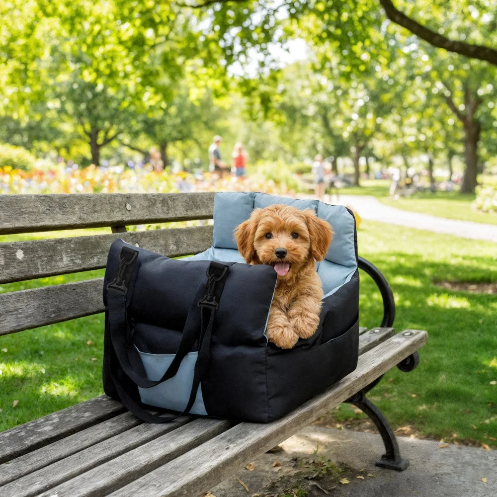Portable Dog Car Seat Pet Puppy Booster Travel Bed