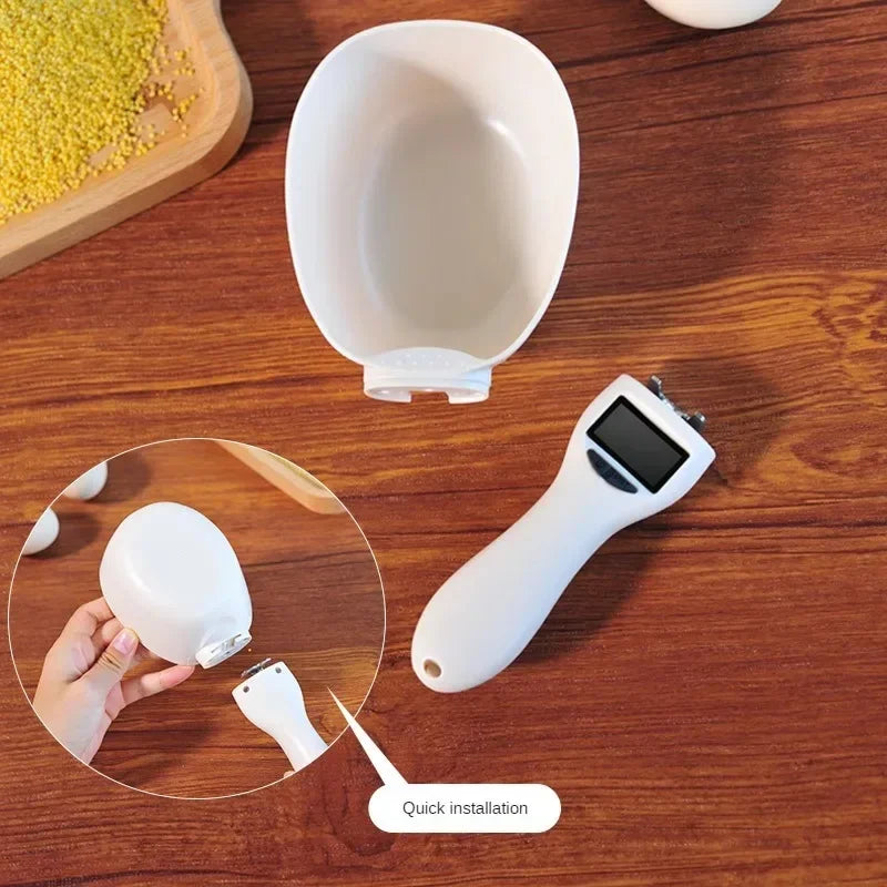 Pet Food Measuring Scoop Electronic Dog-Cat Food Measuring Cup