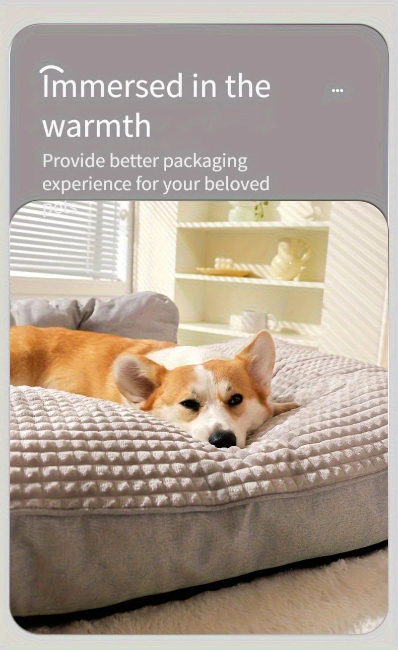 Large Dog Winter Warm Bed Extra Large Deep Sleep