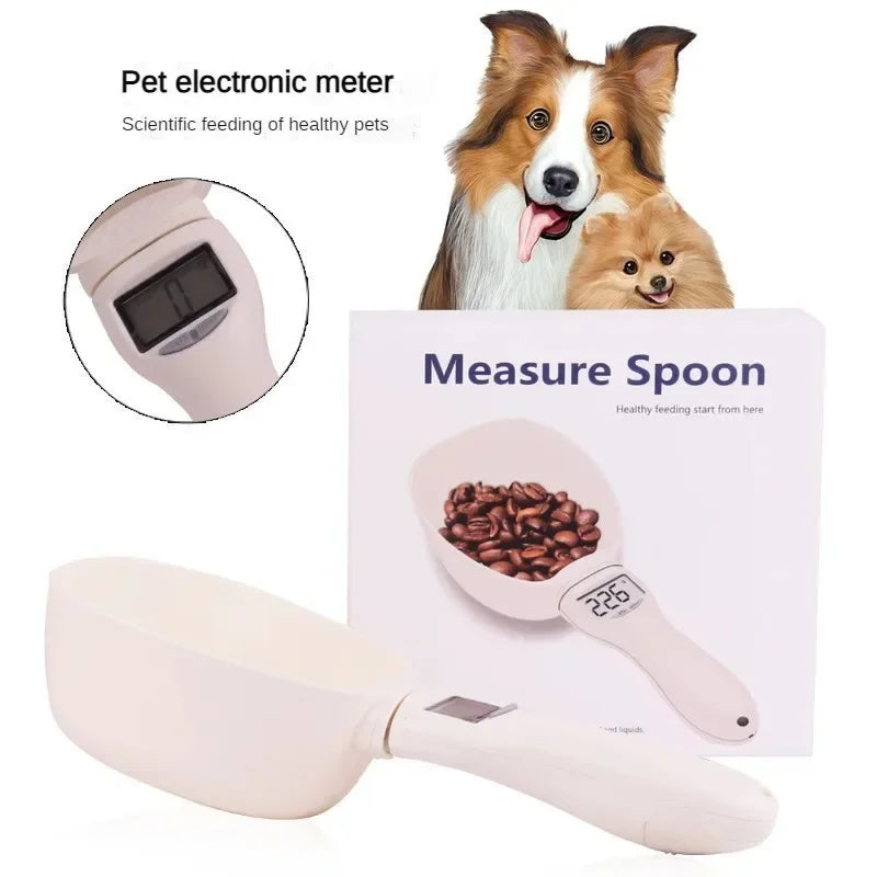 Pet Food Measuring Scoop Electronic Dog-Cat Food Measuring Cup