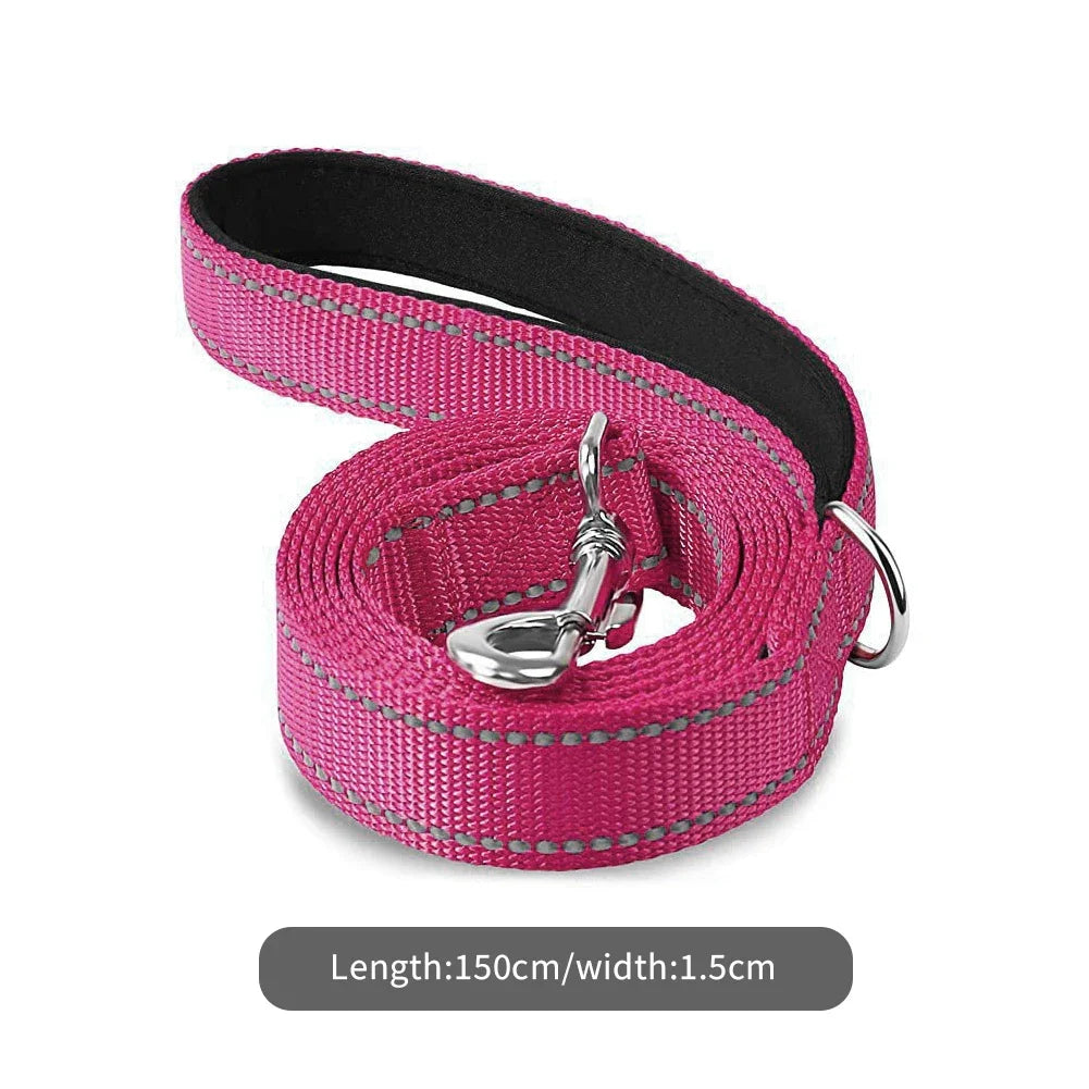 Dogs And Cats Harness Collar Lead Strap Night Reflection