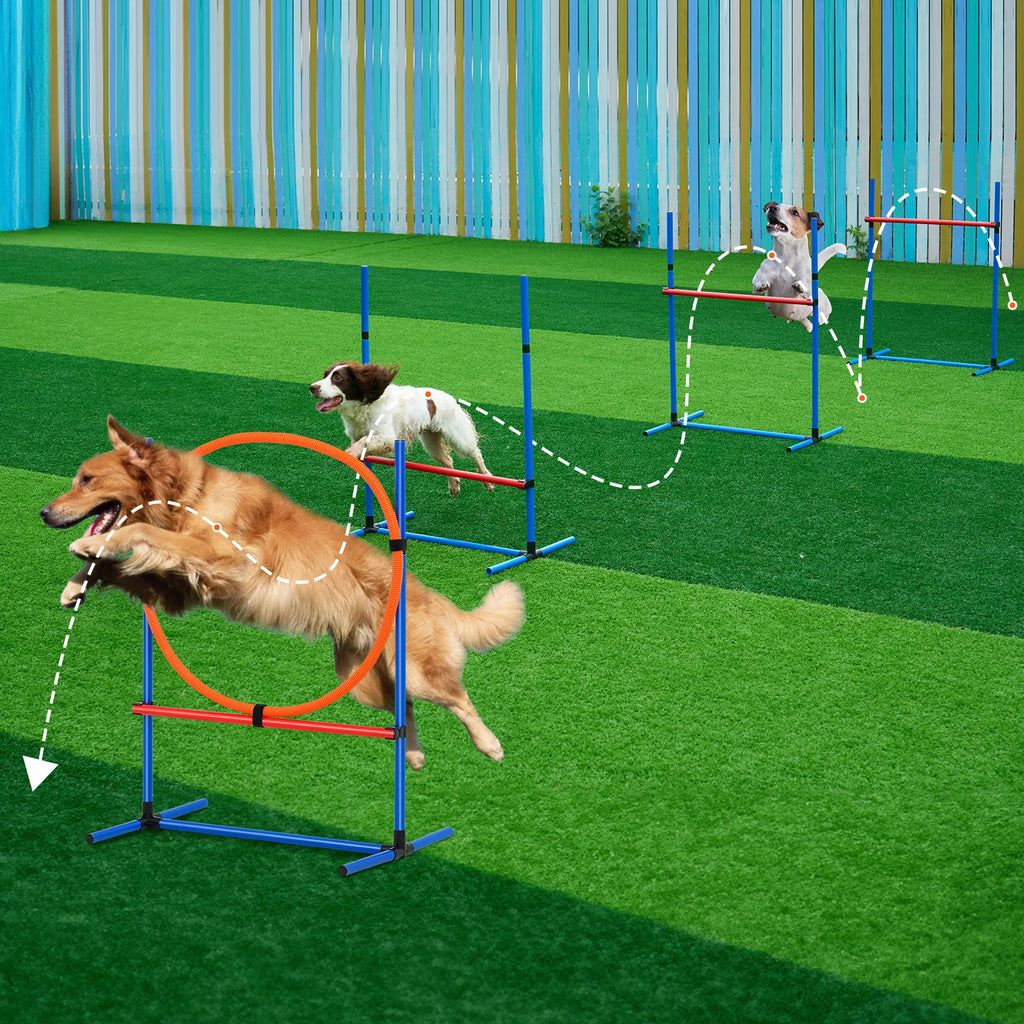 Dog Agility Training Equipment 4 PCS/5 PCS/7 PCS Set