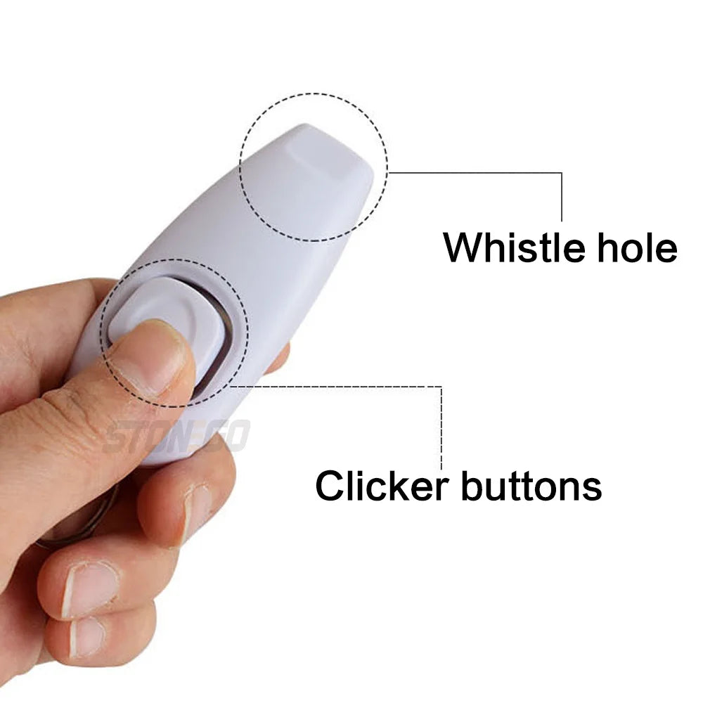 Pet Multifunction 2 in 1 Clicker & Whistle Dog Trainer