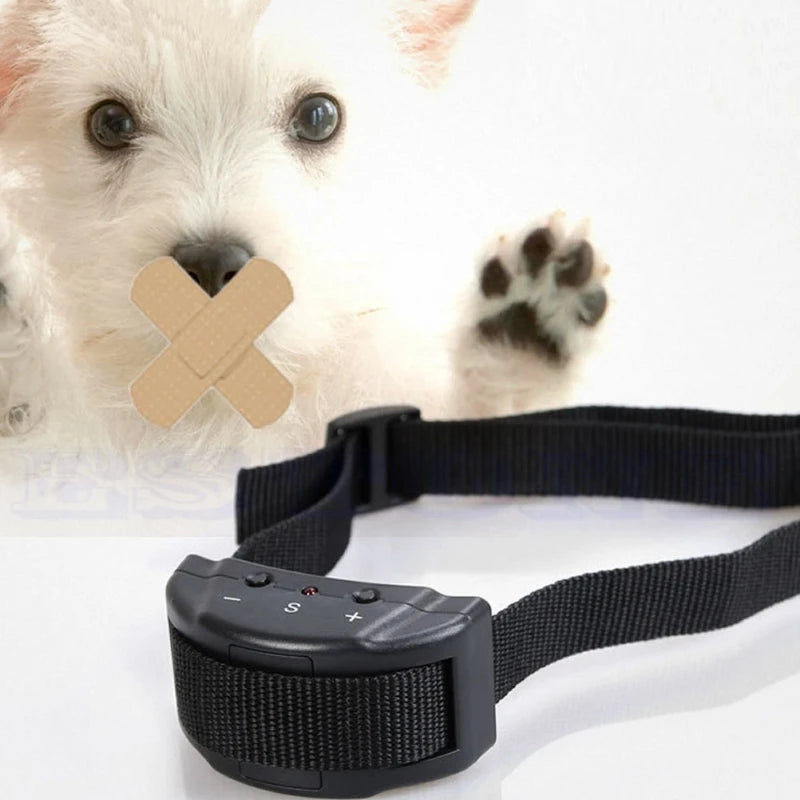 Electric Anti Bark Collar Small Pet Dog No Barking Tone Shock.