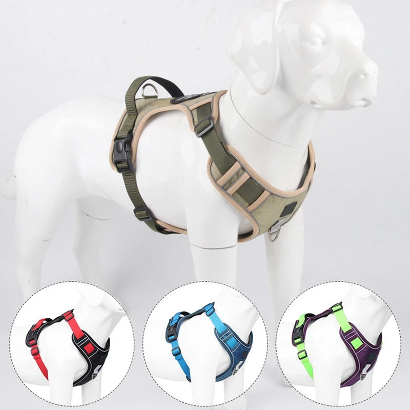 Dog Harness Reflective Midium Large Dogs Tactical Vest