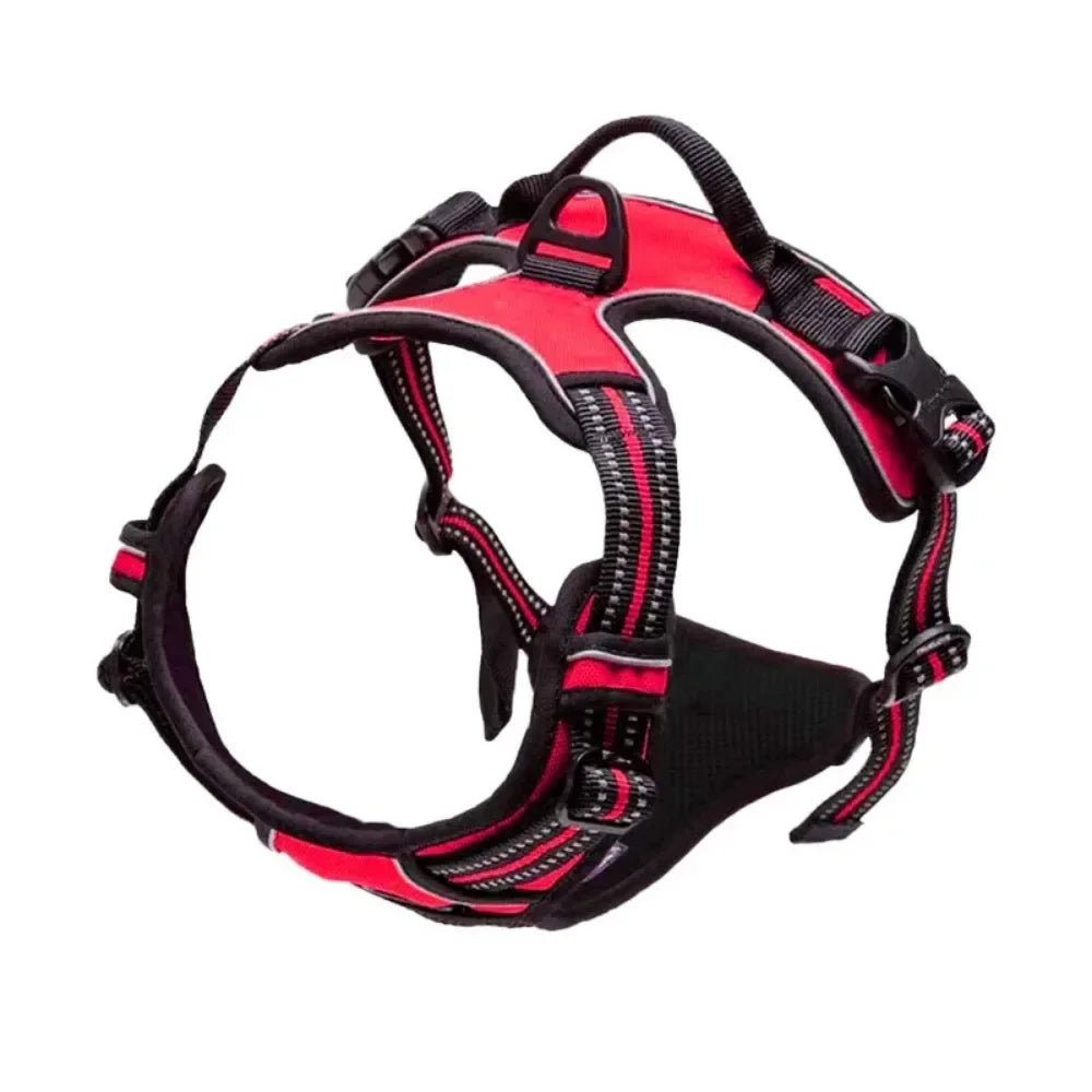 Pet Dog Harness Reflective Adjustable Breathable Vest Chest Strap