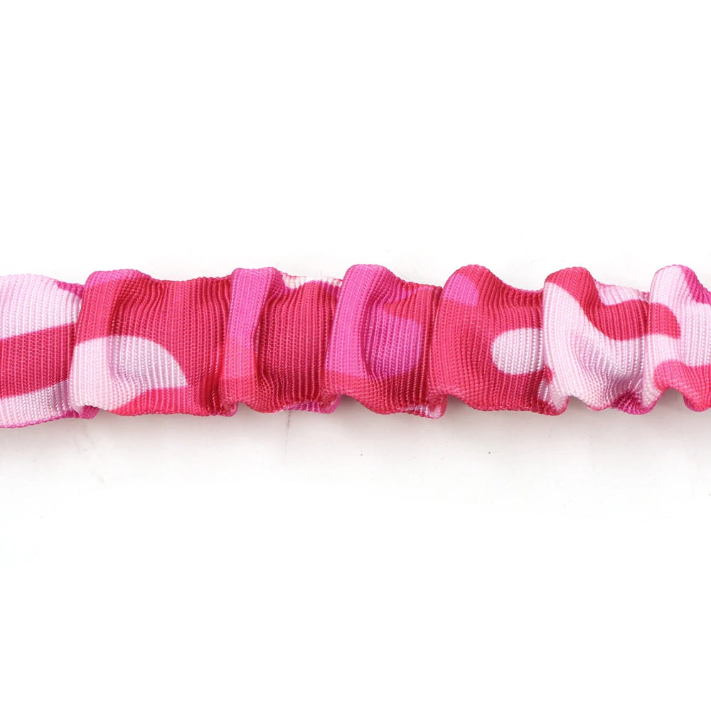 Military Pink Camouflage Dog Harness For Large Medium Dogs