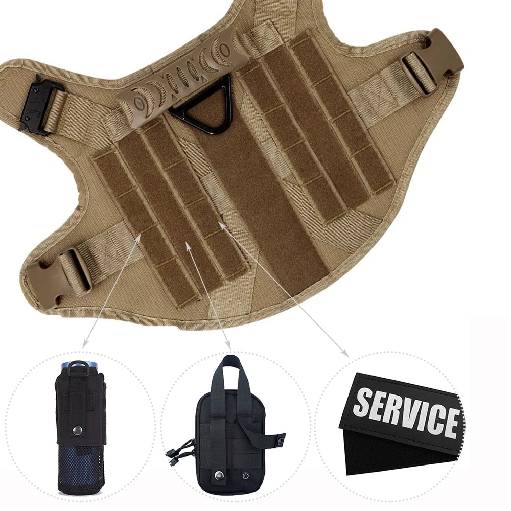 Large Dog Harness And Leash Set  German Shepherd Malinois
