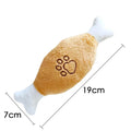 Plush Dog Toy Animals Shape Bite Resistant Squeaky Toys