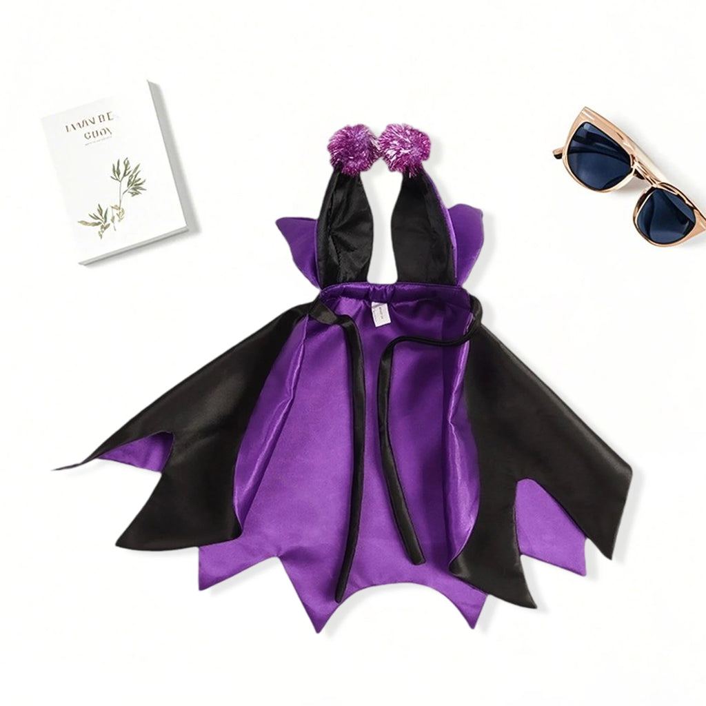 Halloween Pet Costume Set Funny Devil Cosplay Outfit with Cape