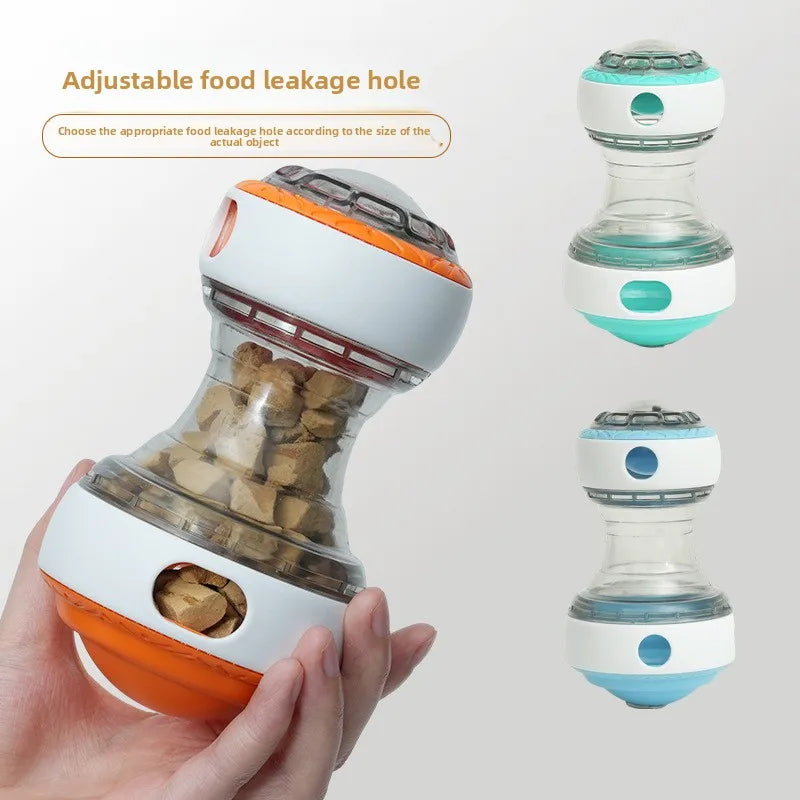 Interactive Dog Treat Dispenser Toy Dog Puzzle Rolling Leak Food Ball Toy