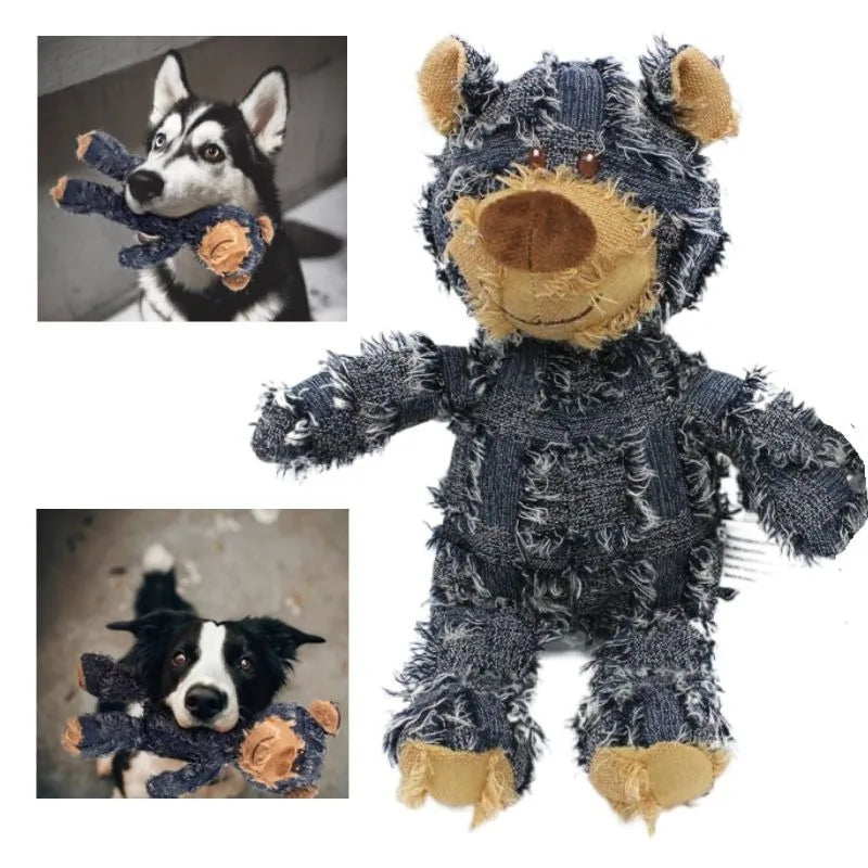 Pet Teddy Bear Soundmaking Toy Plush Interactive Dog Toys