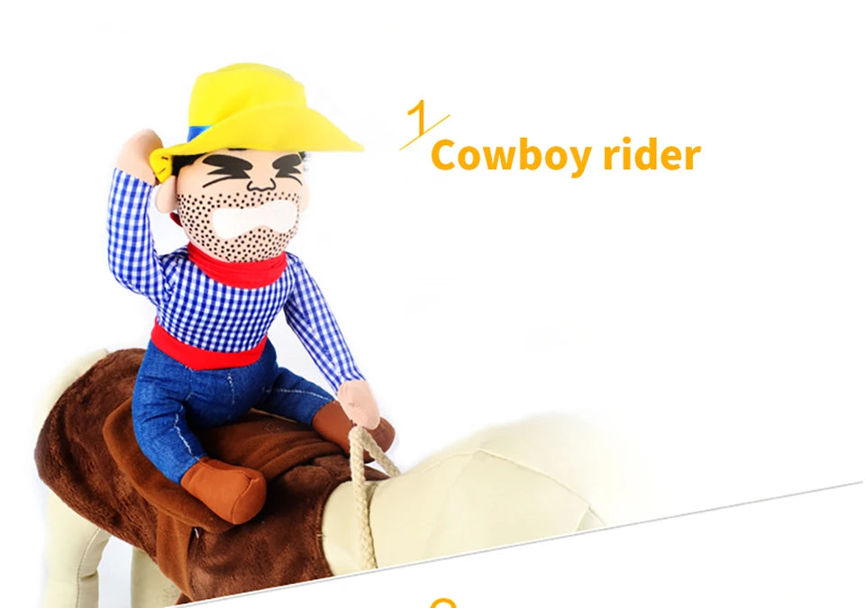Halloween Party Dog Clothes Funny Cowboy