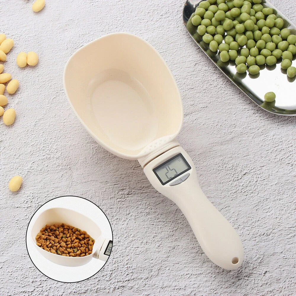 Pet Food Measuring Scoop Electronic Dog-Cat Food Measuring Cup