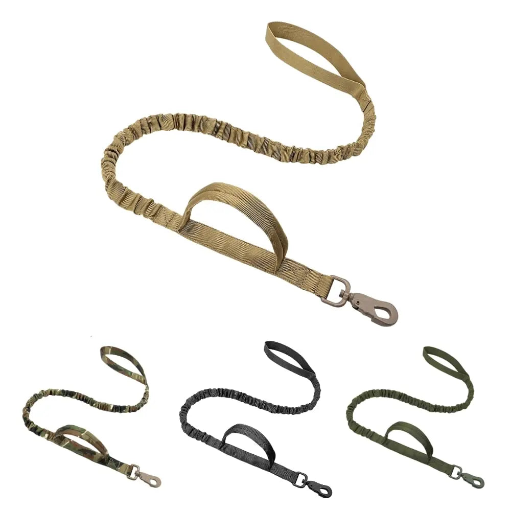 Military Adjustable Leash Quick Release Elastic Rope.