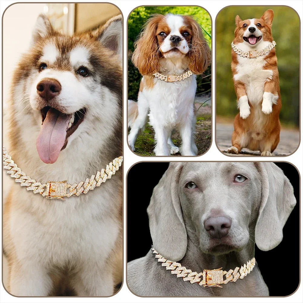 Chain Diamond Cuban Collar Metal Chain