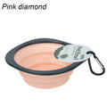 Pet Folding Silicone Bowl Collapsible Dog Outdoor Travel