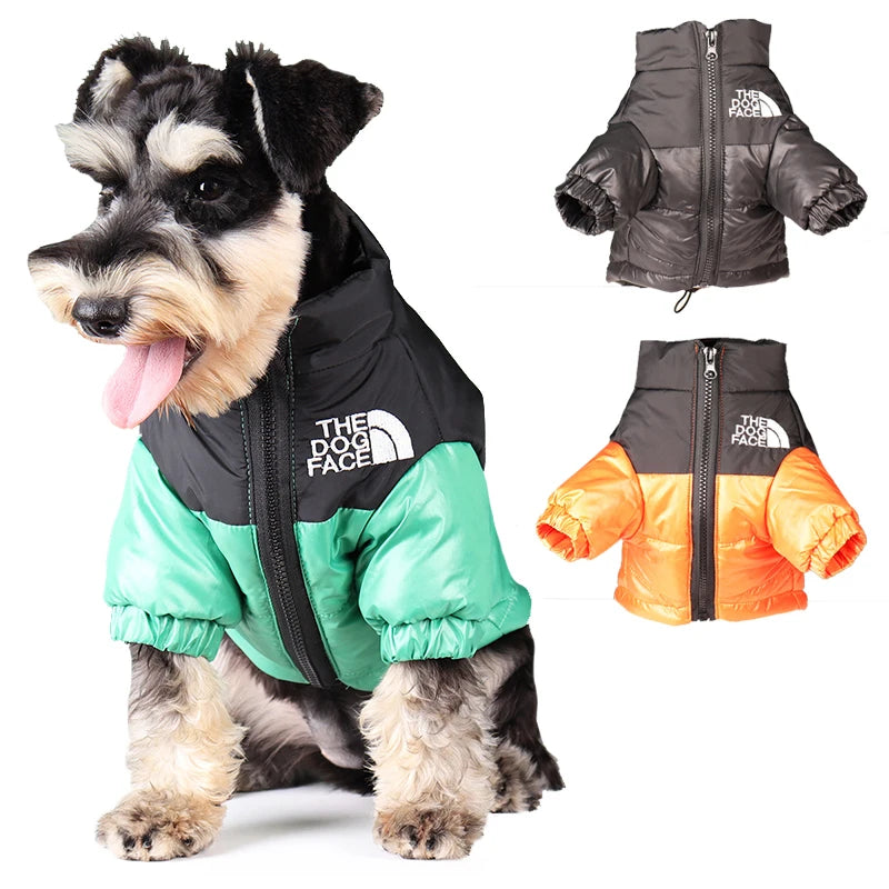 Large Winter Pet Dog Clothes Puppy Warm Windproof Jacket