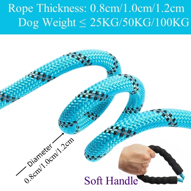 150cm/200cm/300cm Strong Dog Leash Prevent Dog Burst Forward