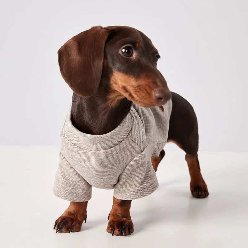 Wiener Sweater Dogs Soft Undershirt for Dachshund Or Small Dog Winter Warm