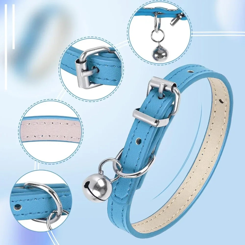 Adjustable Teacup Dog Collar for Small, Medium, and Large Dogs
