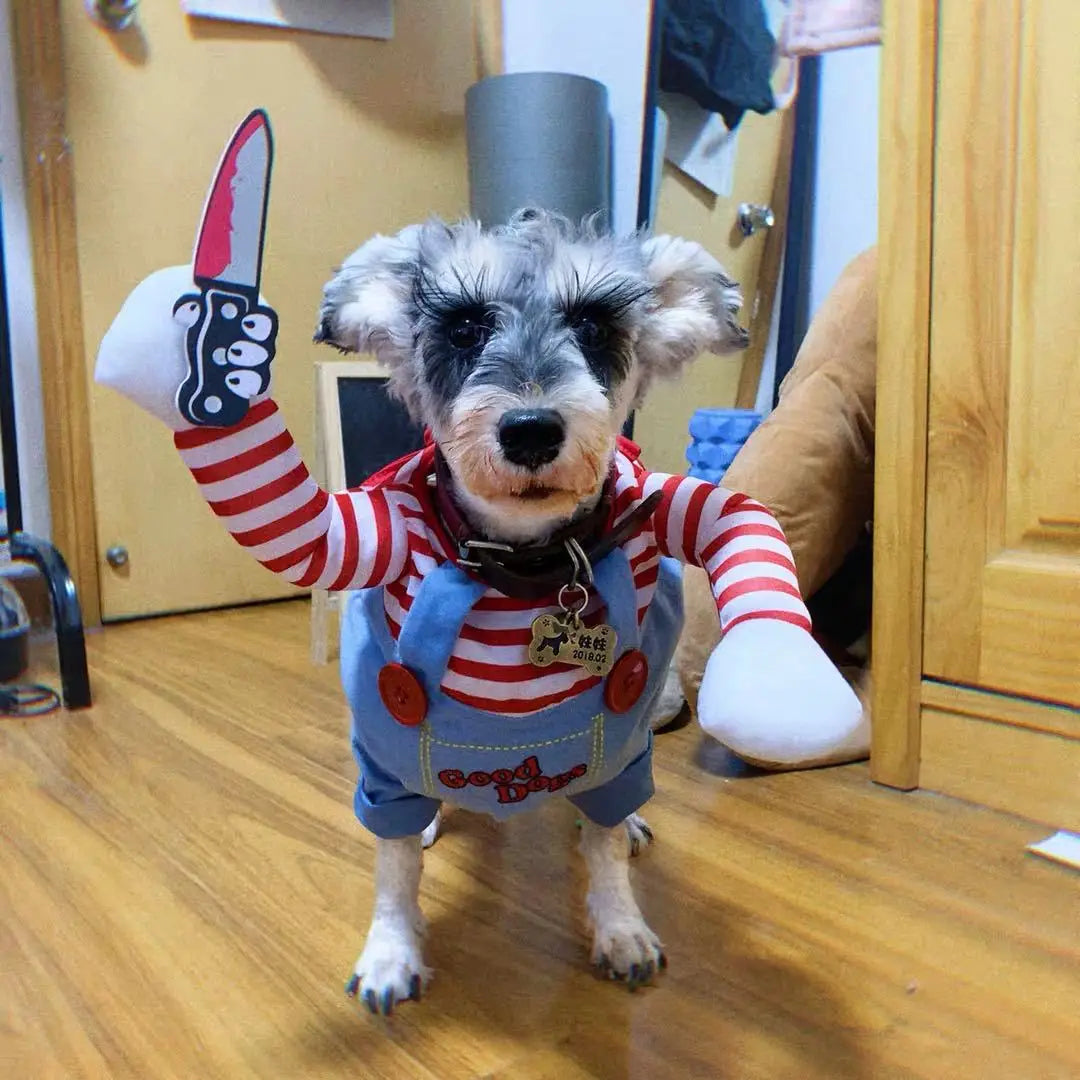 Halloween Funny Dog Clothes for Small Medium Dogs