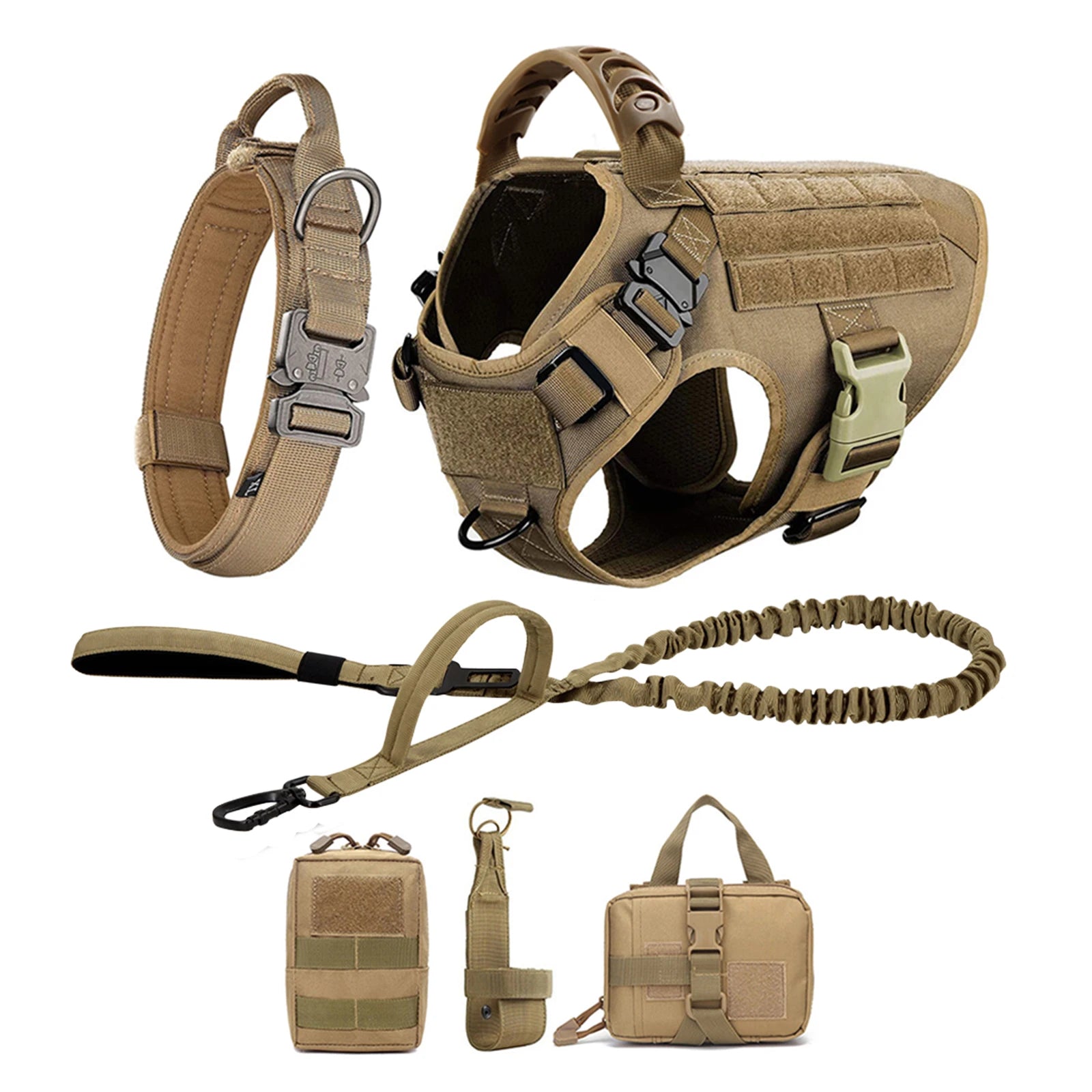Large Dog Harness And Leash Set  German Shepherd Malinois
