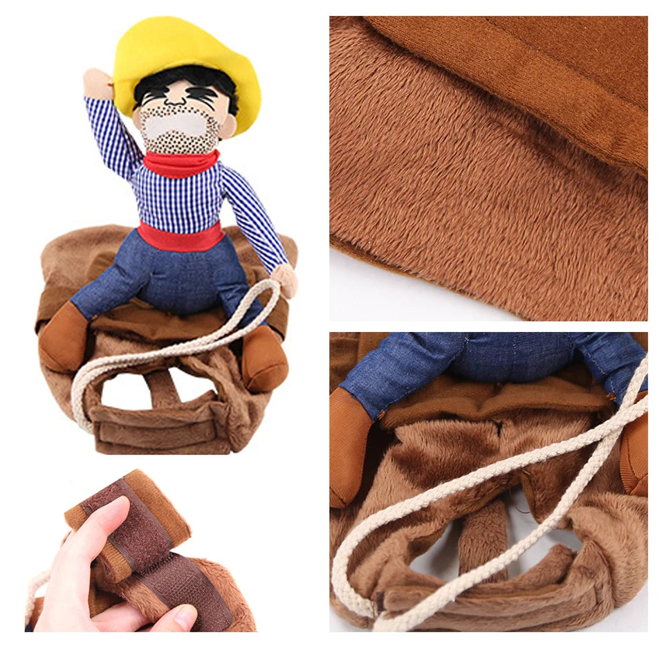 Halloween Party Dog Clothes Funny Cowboy