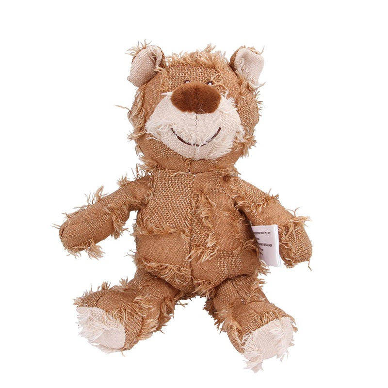 Pet Teddy Bear Soundmaking Toy Plush Interactive Dog Toys
