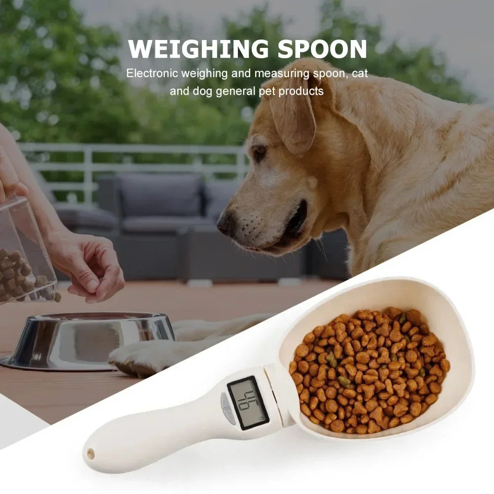 Pet Food Measuring Scoop Electronic Dog-Cat Food Measuring Cup