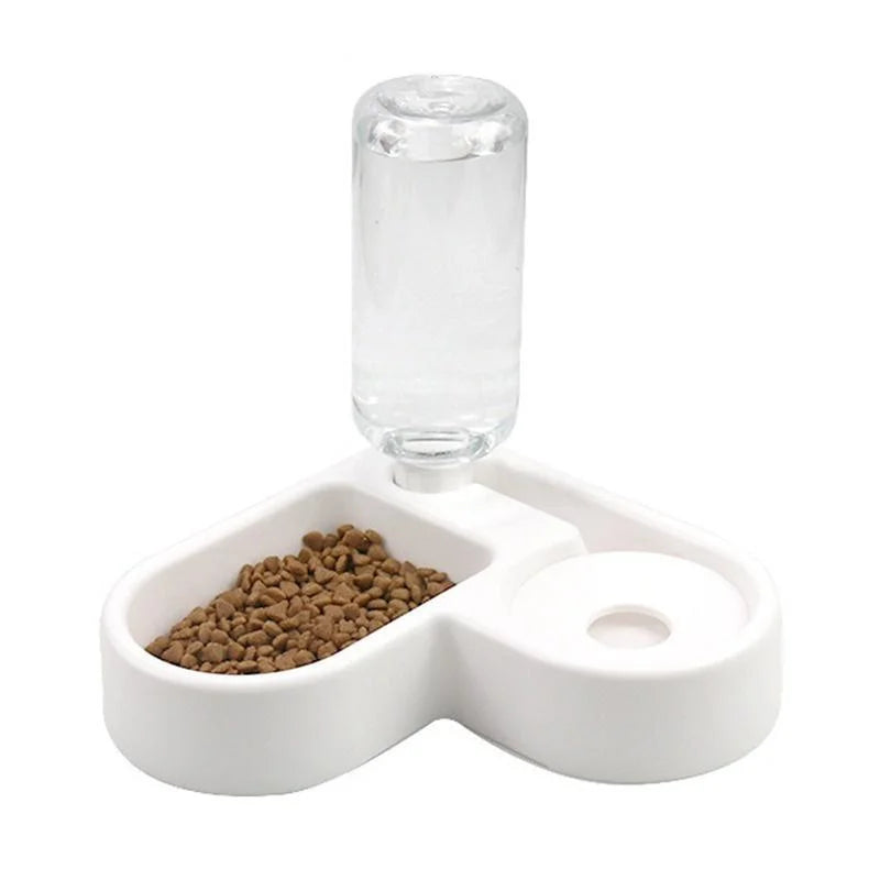 Automatic Pet Feeder & Water Bowl 500ml, Portable