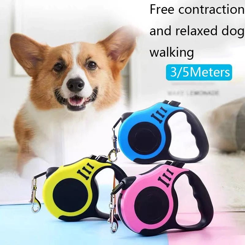 New Leash for Big Dog Retractable Leash 5 Meters Hands Free
