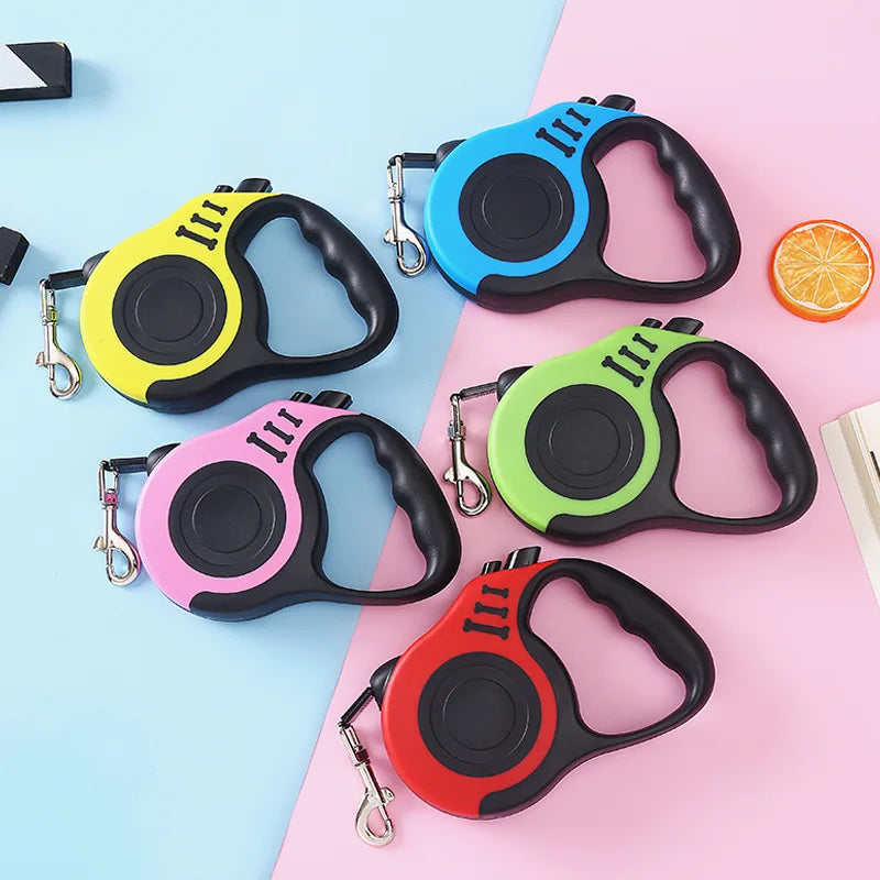 Dog Leash for Small Dogs, Automatic Retractable Durable Nylon Lead